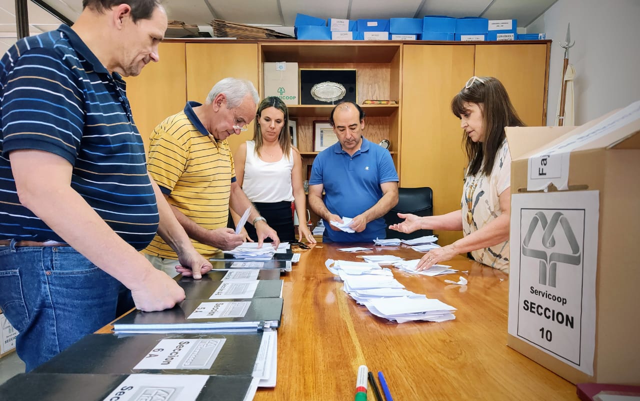 La lista Dorada se impuso sobre el oficialismo en las elecciones de Servicoop