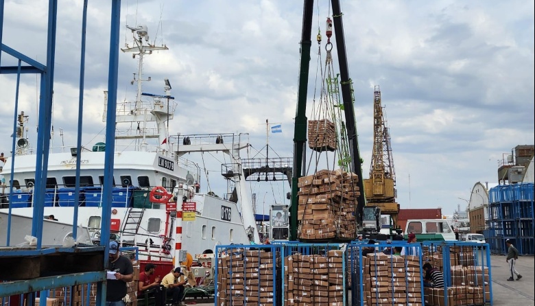 Puerto Madryn tuvo récord histórico en descargas pesqueras