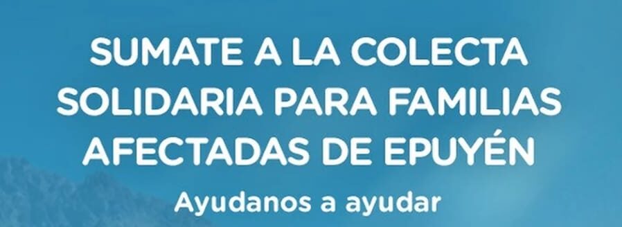 El Municipio lanza campaña solidaria para ayudar a familias afectadas en Epuyén