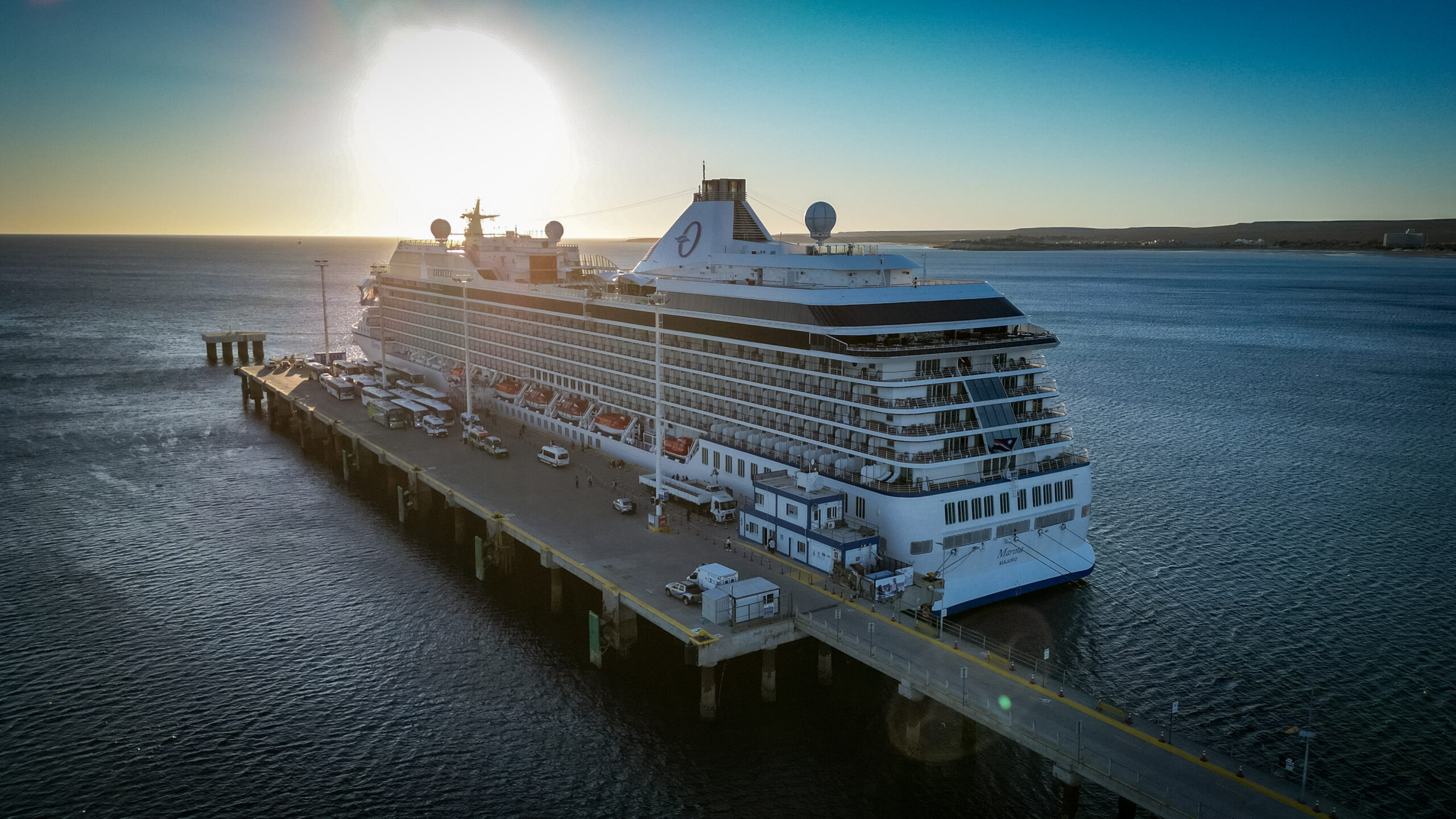 El crucero Marina arribó a Puerto Madryn