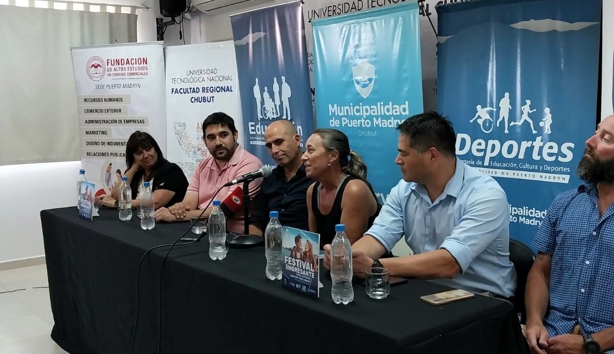 Presentaron el Festival del Ingresante organizada por la Municipalidad de Puerto Madryn