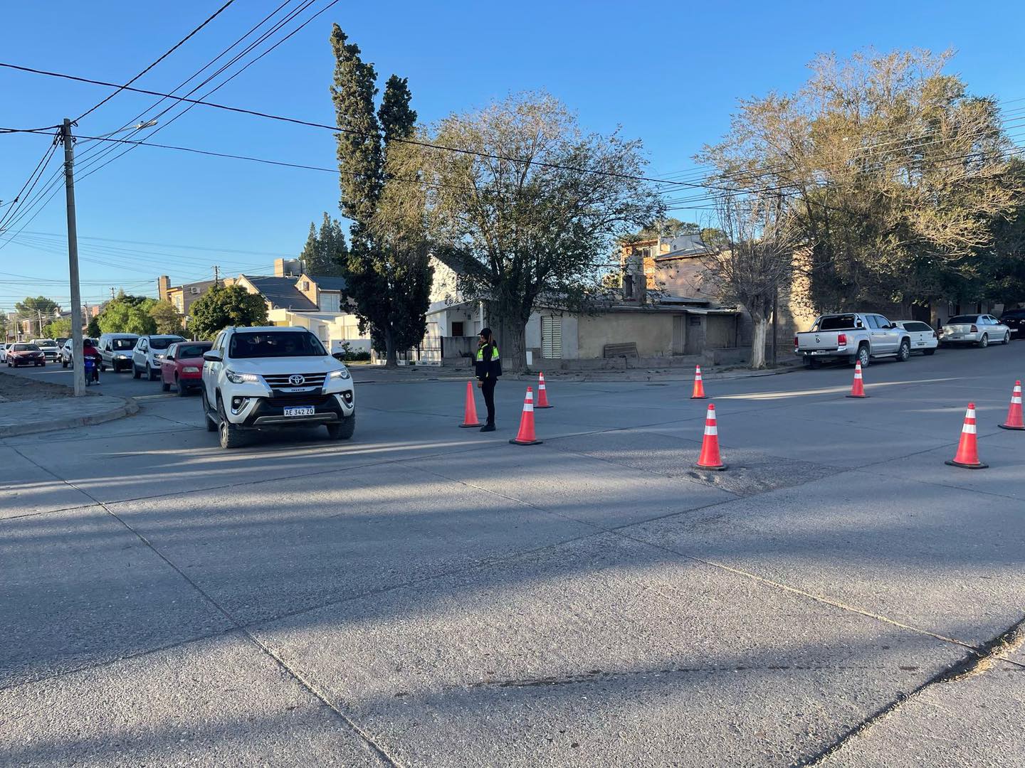 Prueban doble sentido de circulación en calle Alvear
