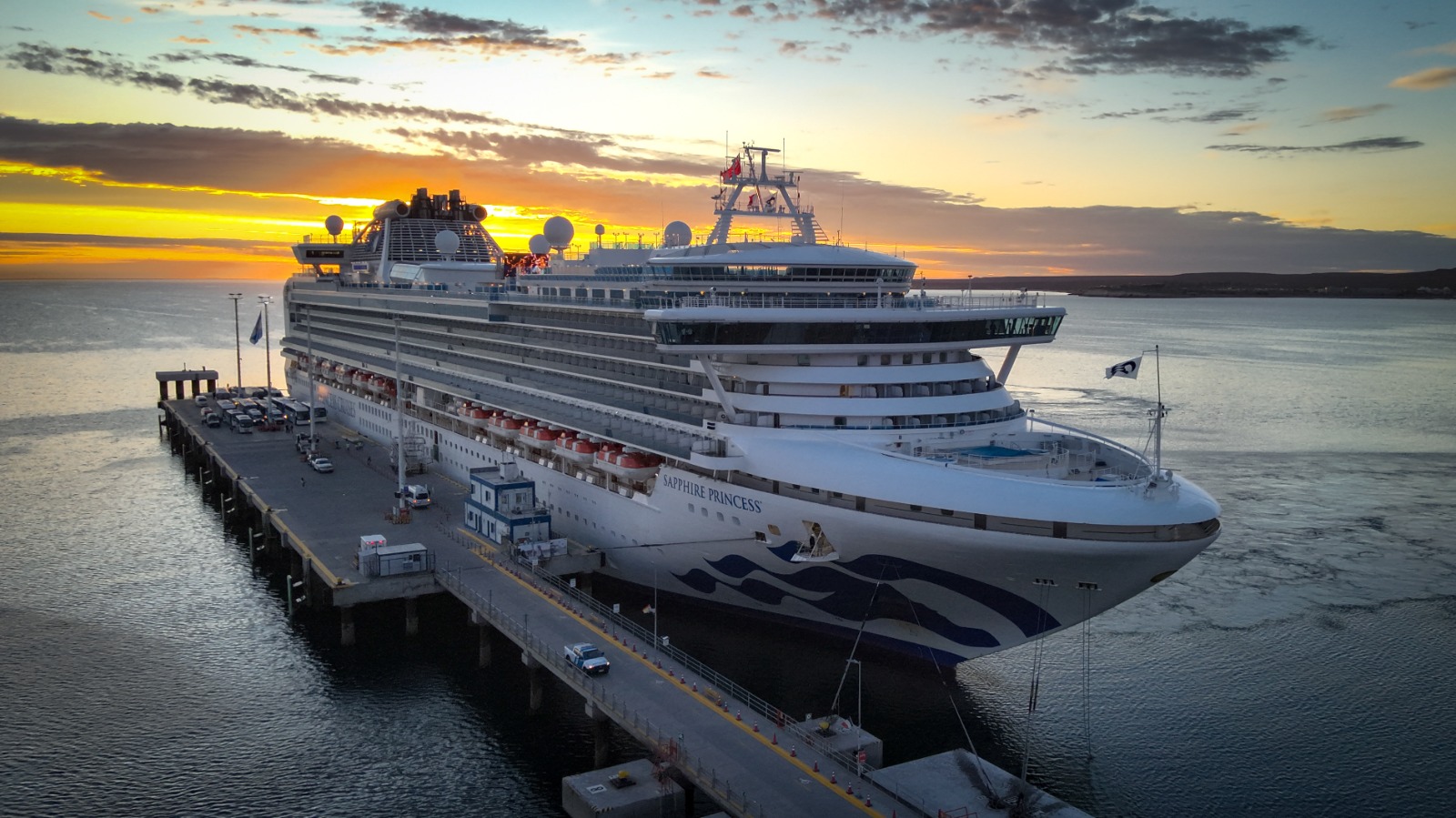 Puerto Madryn recibió al Sapphire Princess