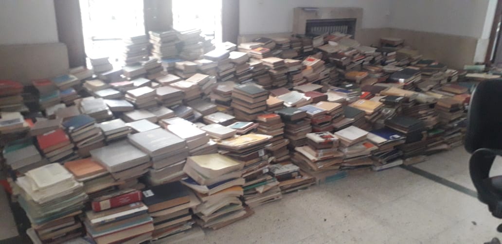 Museólogo de Madryn colaboró en el rescate de libros en bibliotecas universitarias de Bahía Blanca