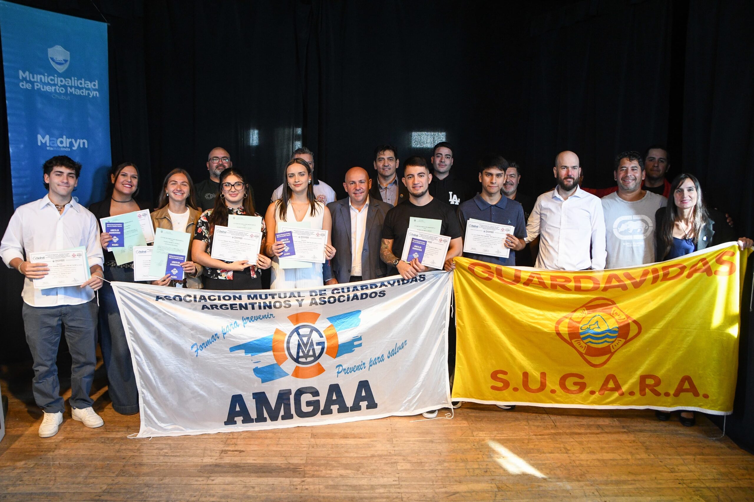 Guardavidas de Madryn recibieron sus certificados