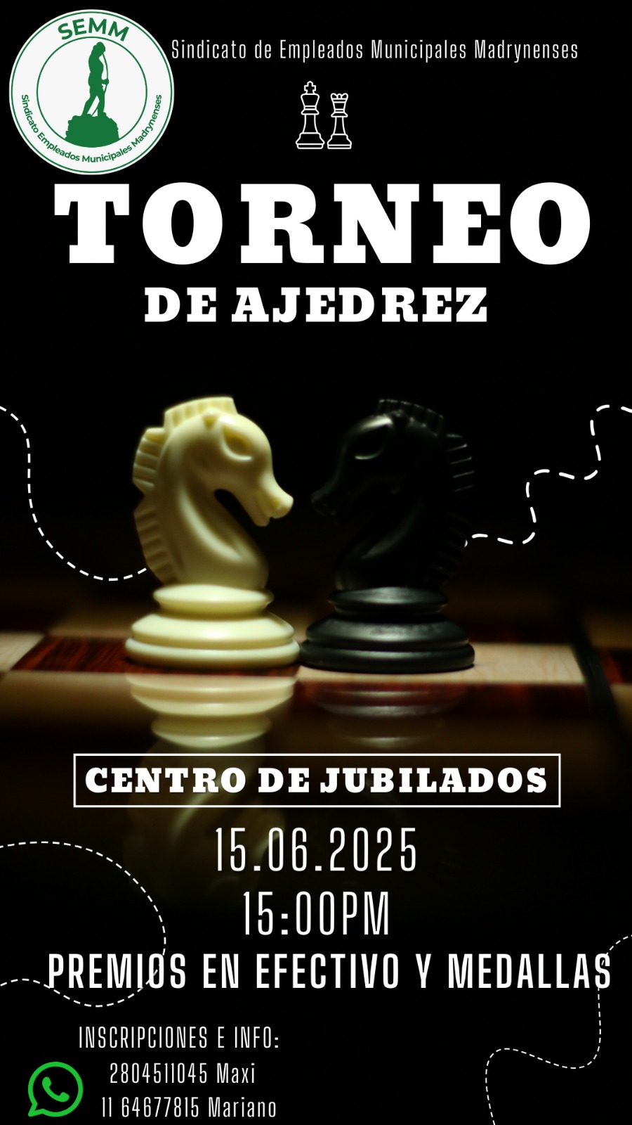Torneo relámpago de ajedrez en Puerto Madryn