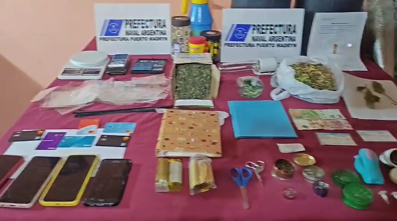 Prefectura allanó un domicilio de Puerto Madryn por una causa de narcotráfico