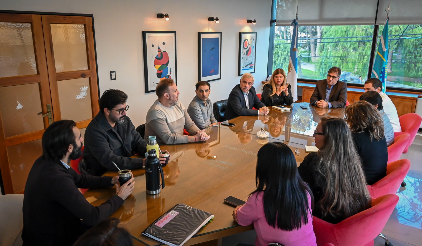 El STJ y SITRAJUCh volvieron a la mesa de diálogo