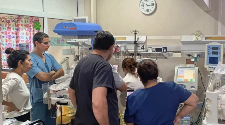 El Hospital de Puerto Madryn brindó novedoso tratamiento a un bebé