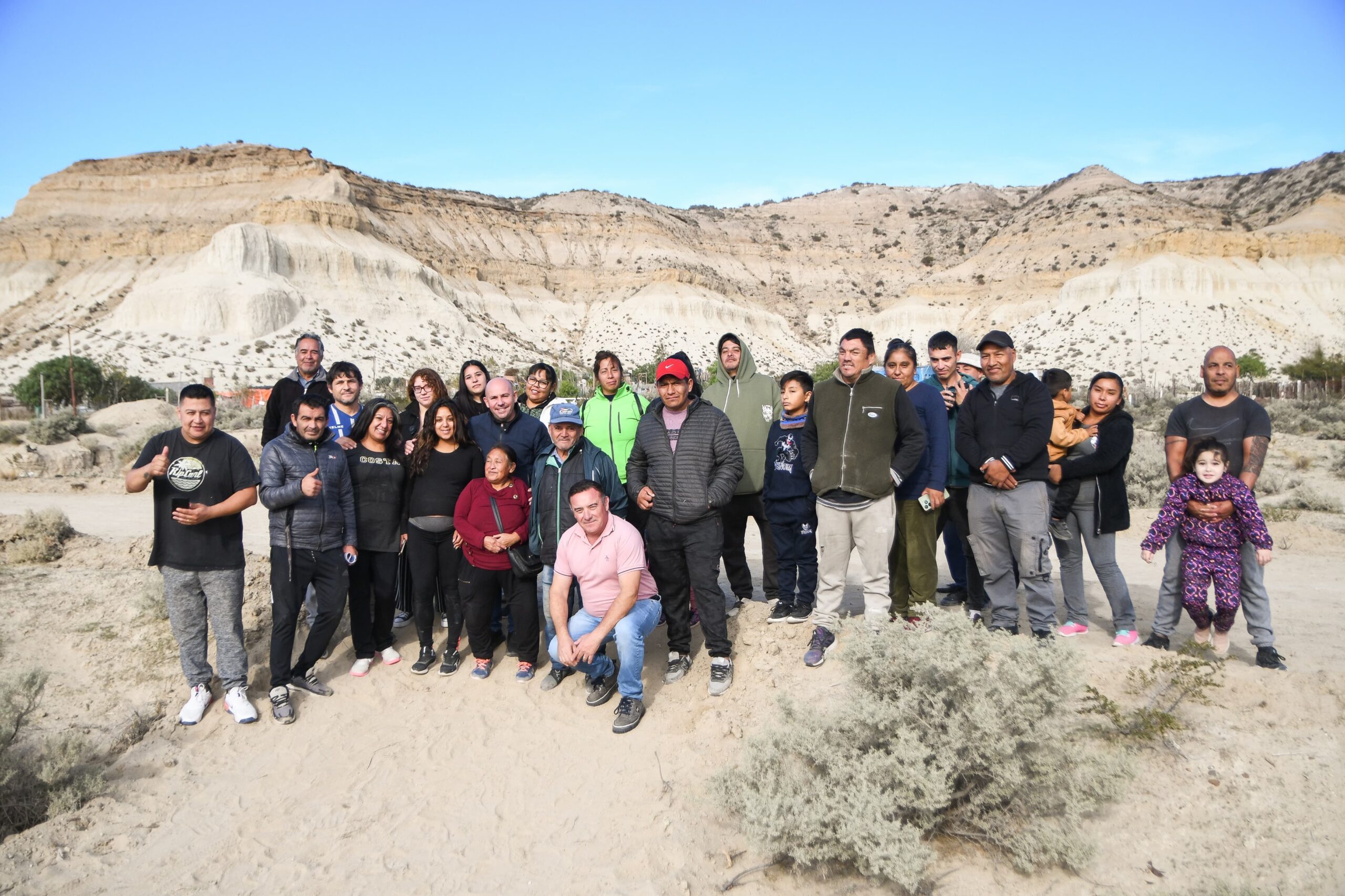 Sastre recorrió el barrio Presidente Perón y supervisó la obra del nuevo circuito de Bicicross