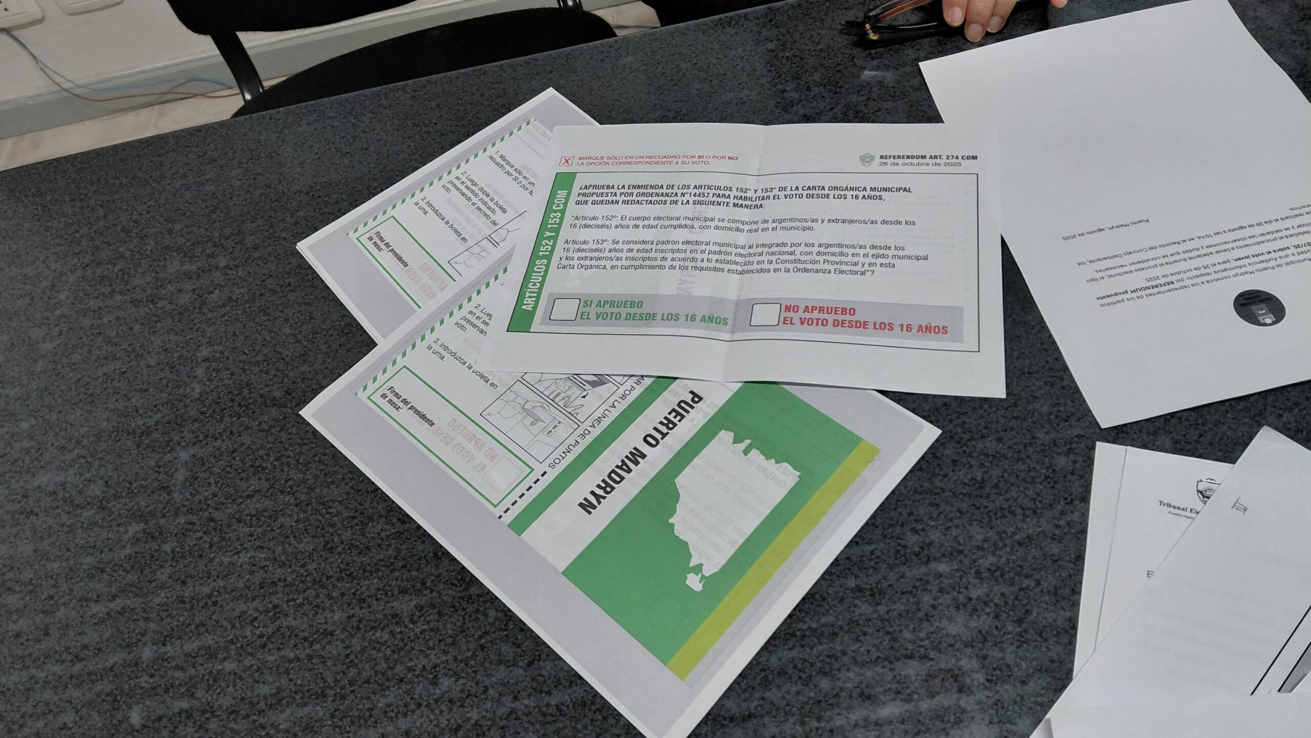 El Tribunal Electoral Municipal convoca a los partidos políticos por el referéndum del voto joven