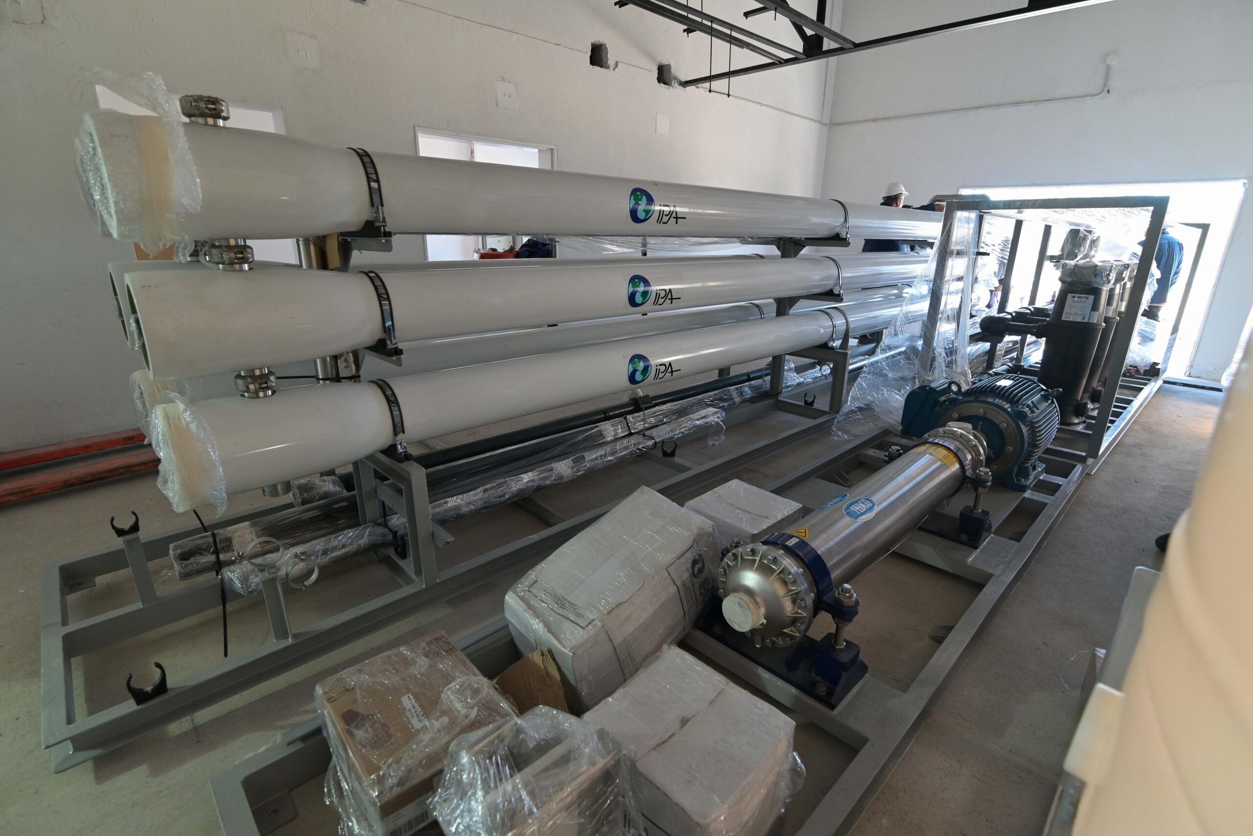 Torres destacó la llegada de la nueva planta desalinizadora a Puerto Pirámides