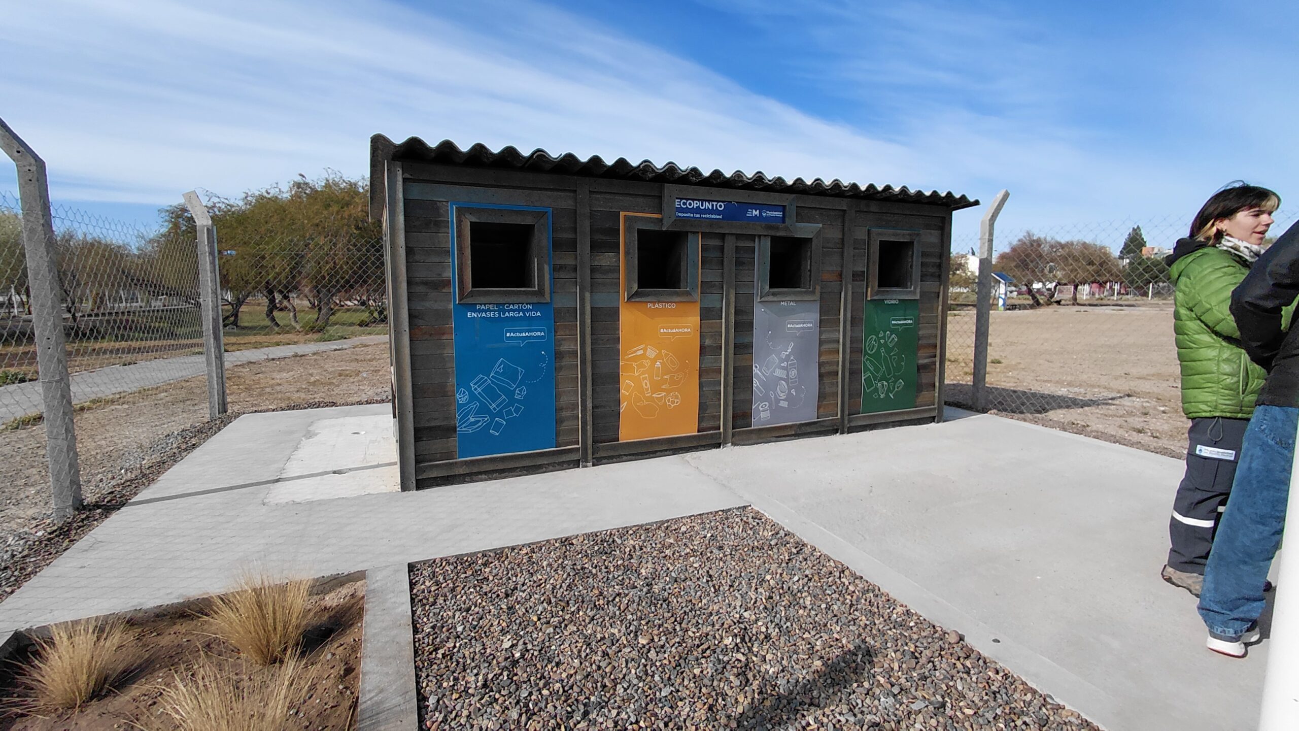 Nuevo Ecopunto en Madryn: reciclaje, energías renovables y espacios renovados