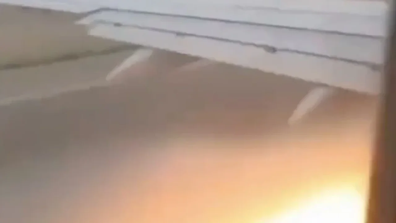 Pánico en Trelew por la explosión de una turbina durante el despegue de un avión