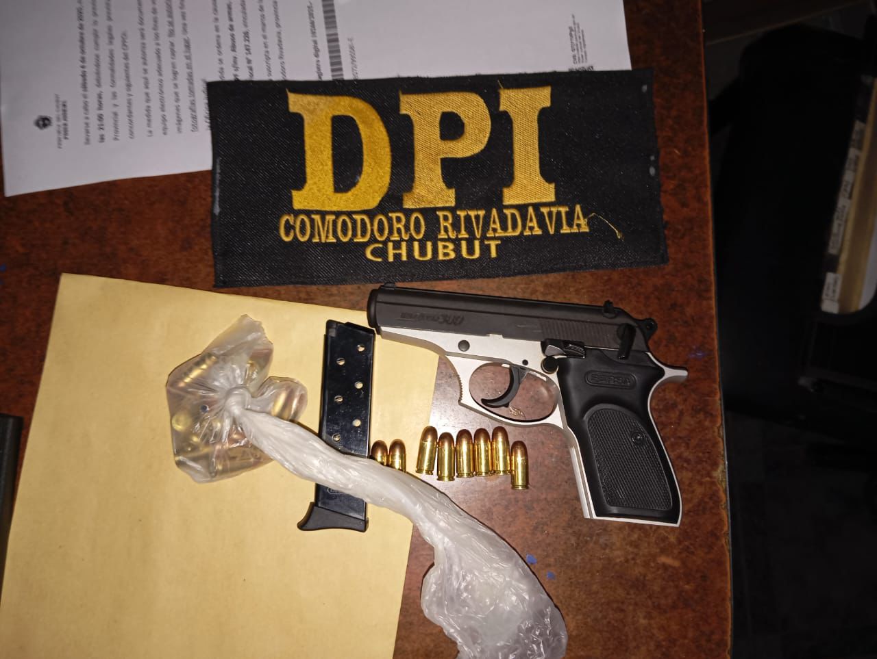 La Policía del Chubut secuestró armas, droga, dinero en efectivo