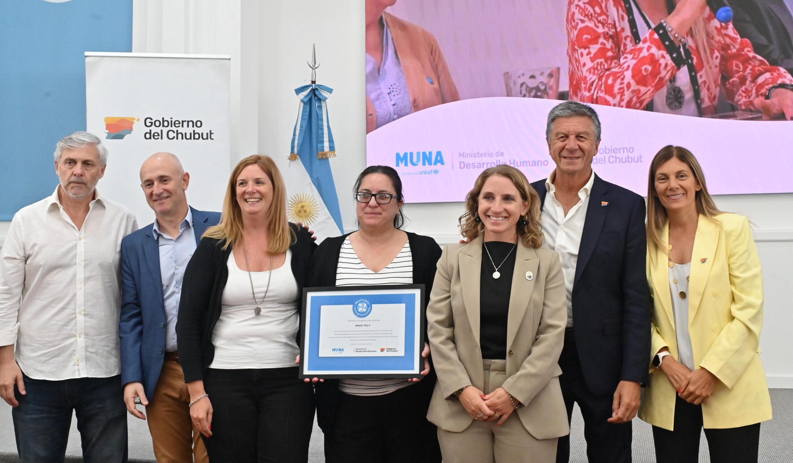 Chubut junto a UNICEF reconoció a 23 municipios y comunas