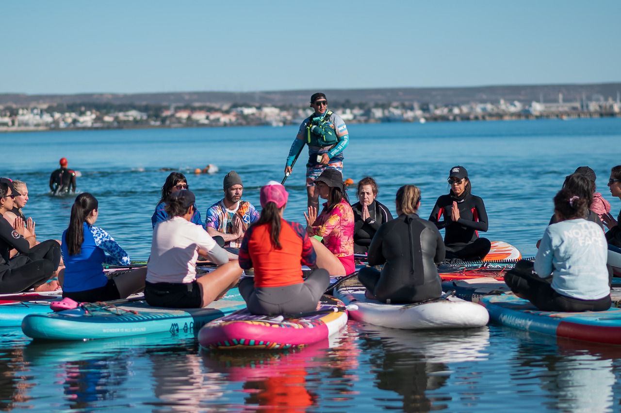 Madryn vivió una nueva edición de la experiencia SUP