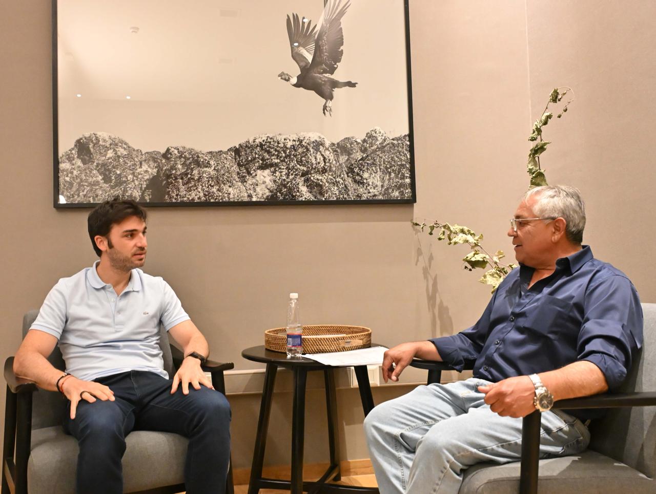 Torres recibió al intendente de Paso de Indios en el marco de la agenda de desarrollo planificada