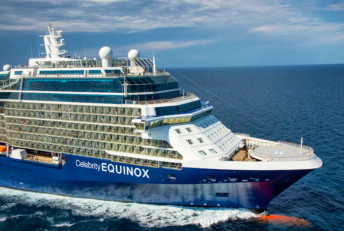 El “Celebrity Equinox” realizó una escala extraordinaria en Puerto Madryn por una urgencia médica