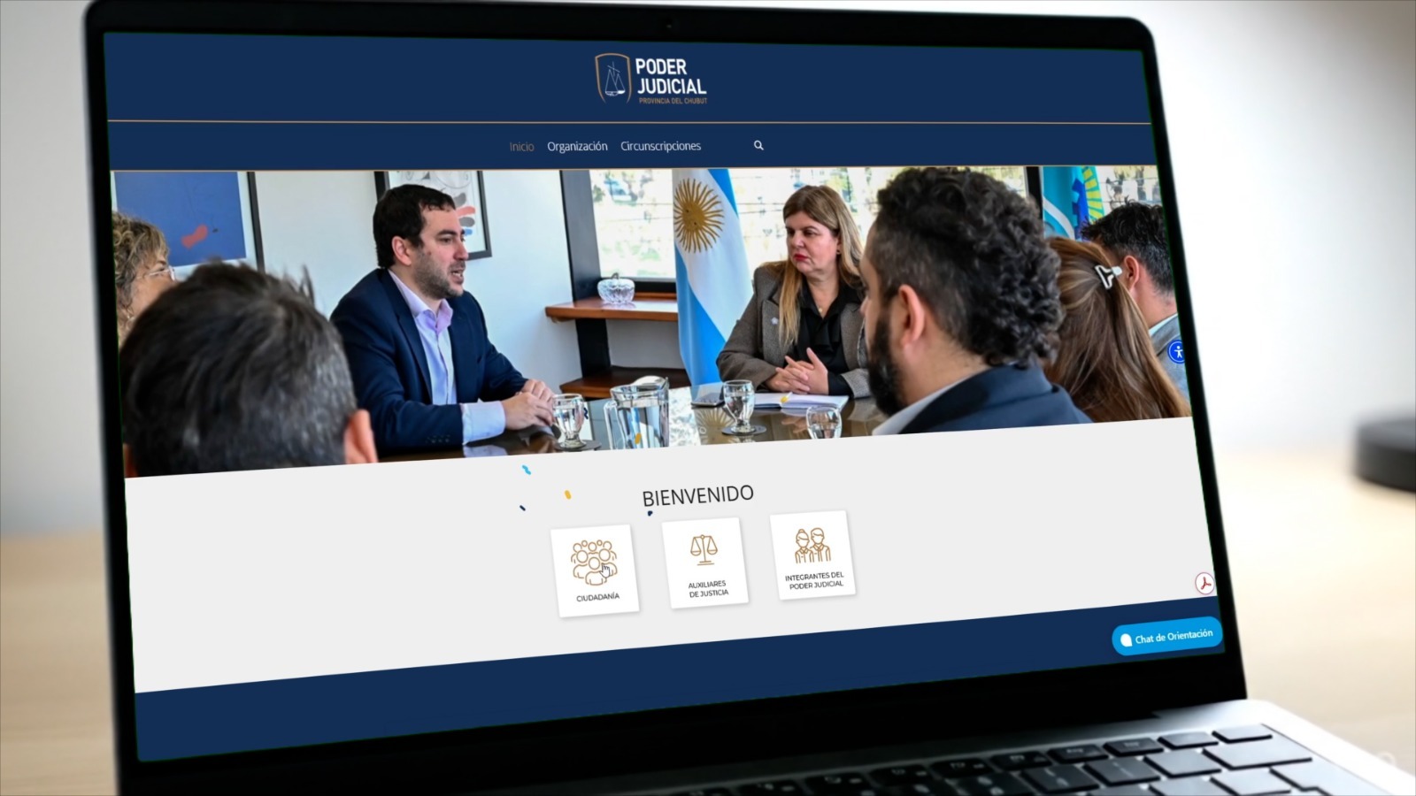 El Poder Judicial de Chubut presenta su nuevo portal web institucional