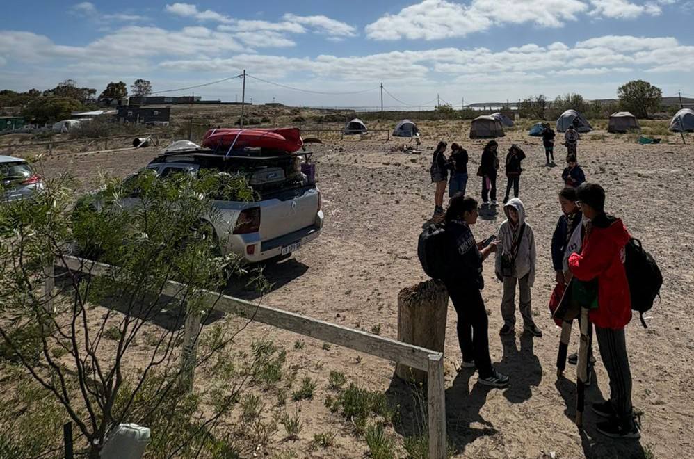 Un grupo scout de Buenos Aires realizó su campamento en el predio del Centro Tradicionalista “Eva Perón”
