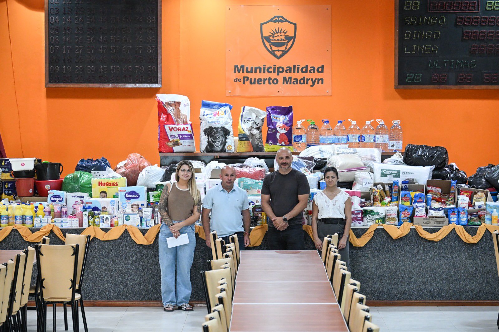 Gran respuesta solidaria de Madryn para ayudar a los damnificados por los incendios