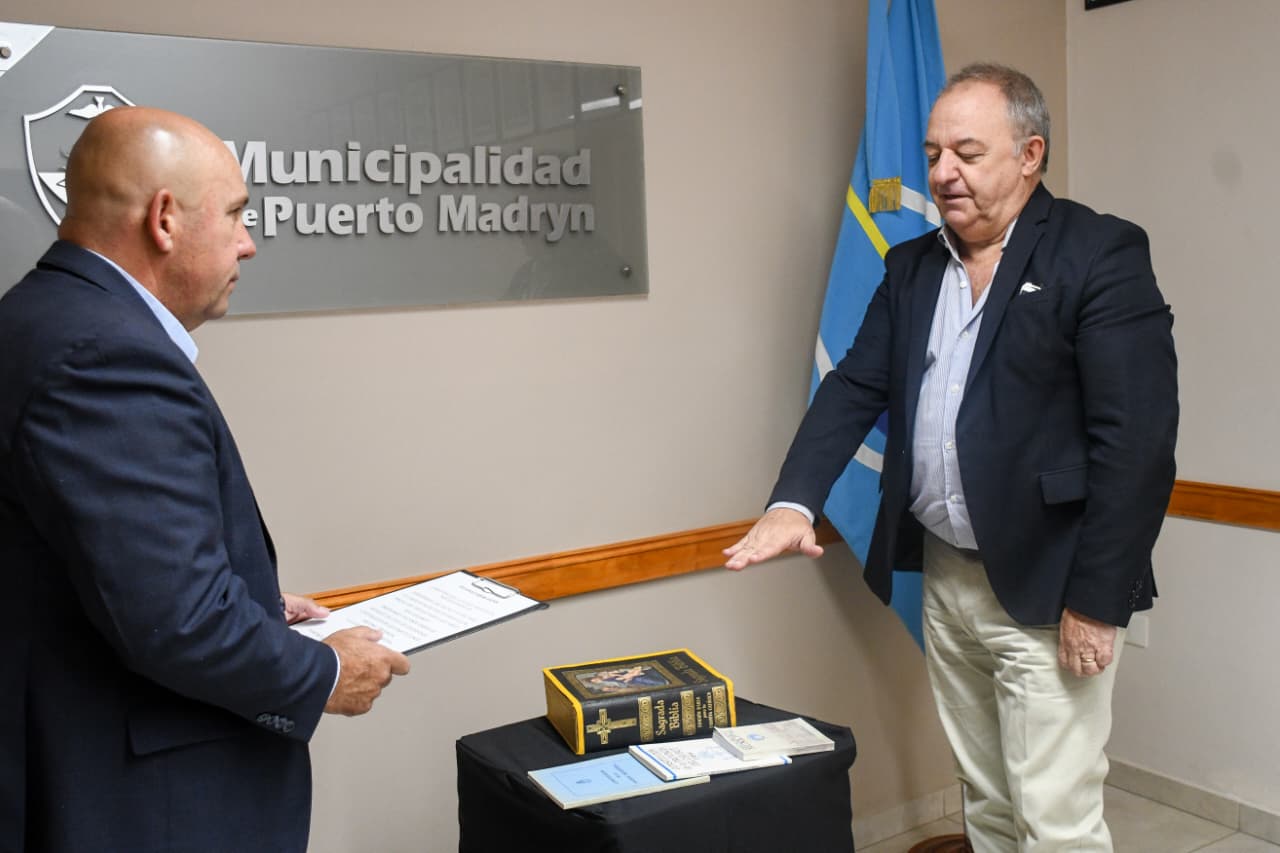 Eduardo Arzani asumió como secretario de Producción en Madryn