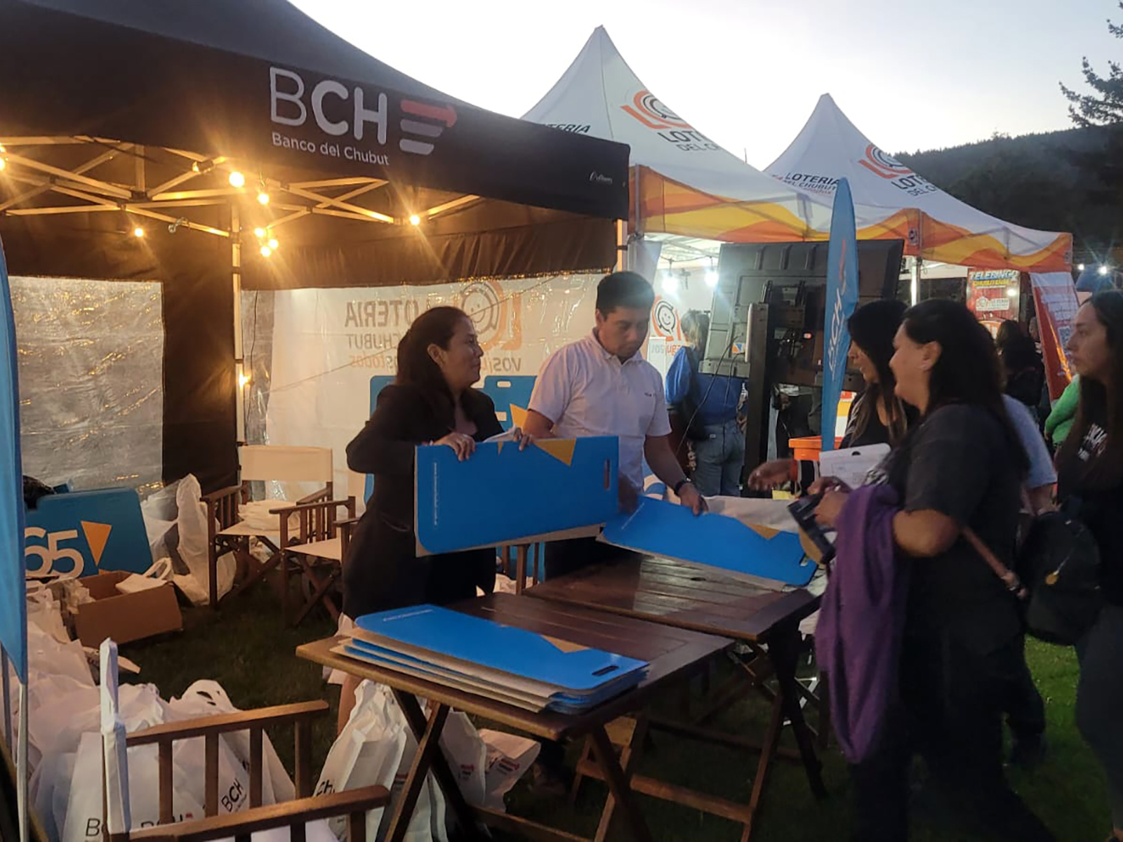 El Banco del Chubut desarrolló una agenda institucional en Esquel