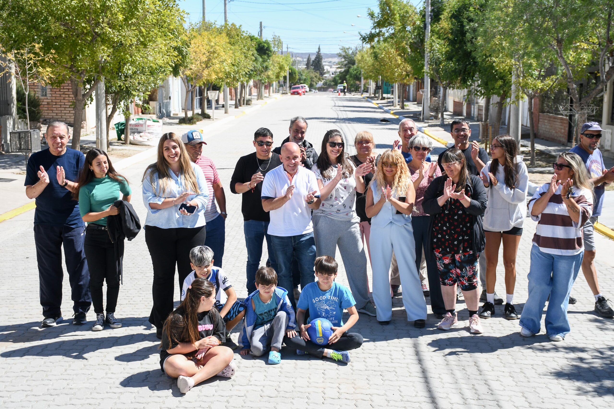 Sastre: “Estamos adoquinando en todos los puntos de la ciudad”