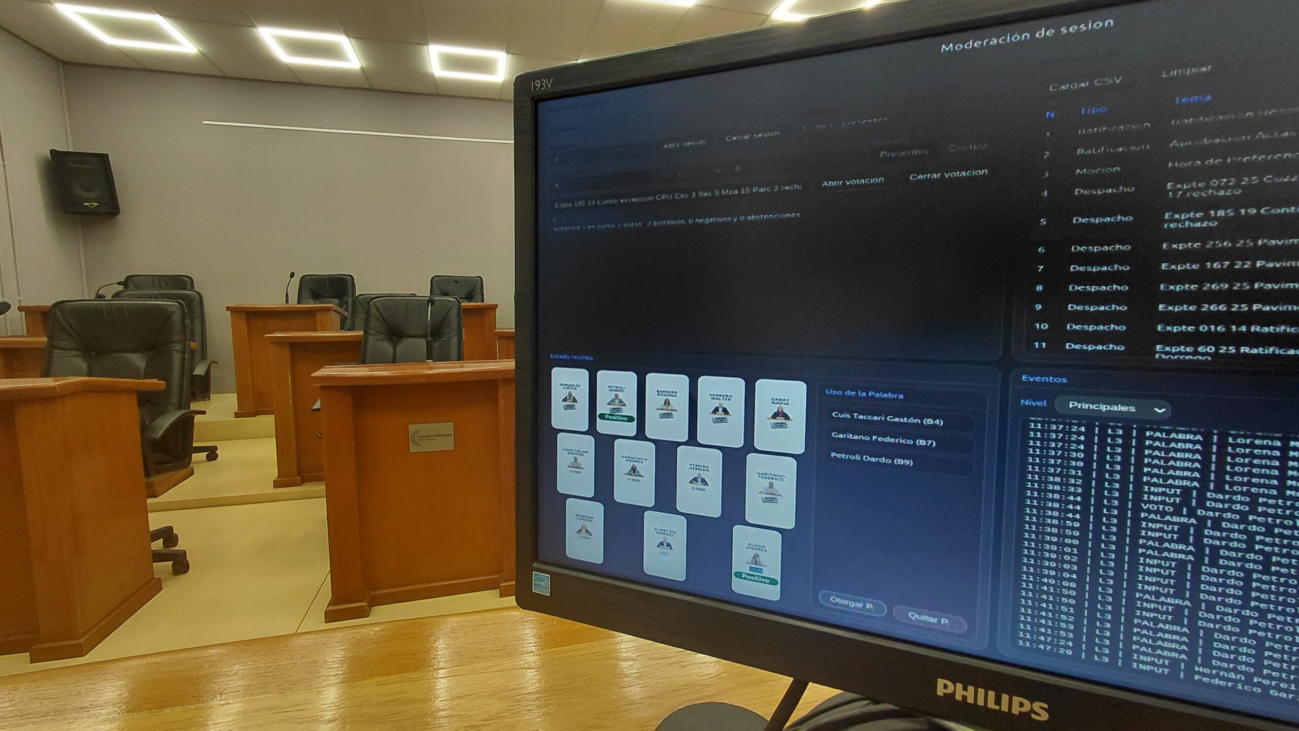 El Concejo Deliberante incorporó el sistema de votación electrónica
