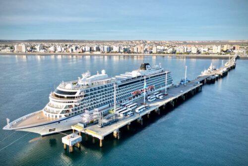El crucero Viking Jupiter visita nuevamente Chubut