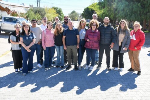 Madryn sigue avanzando con el plan de adoquinado