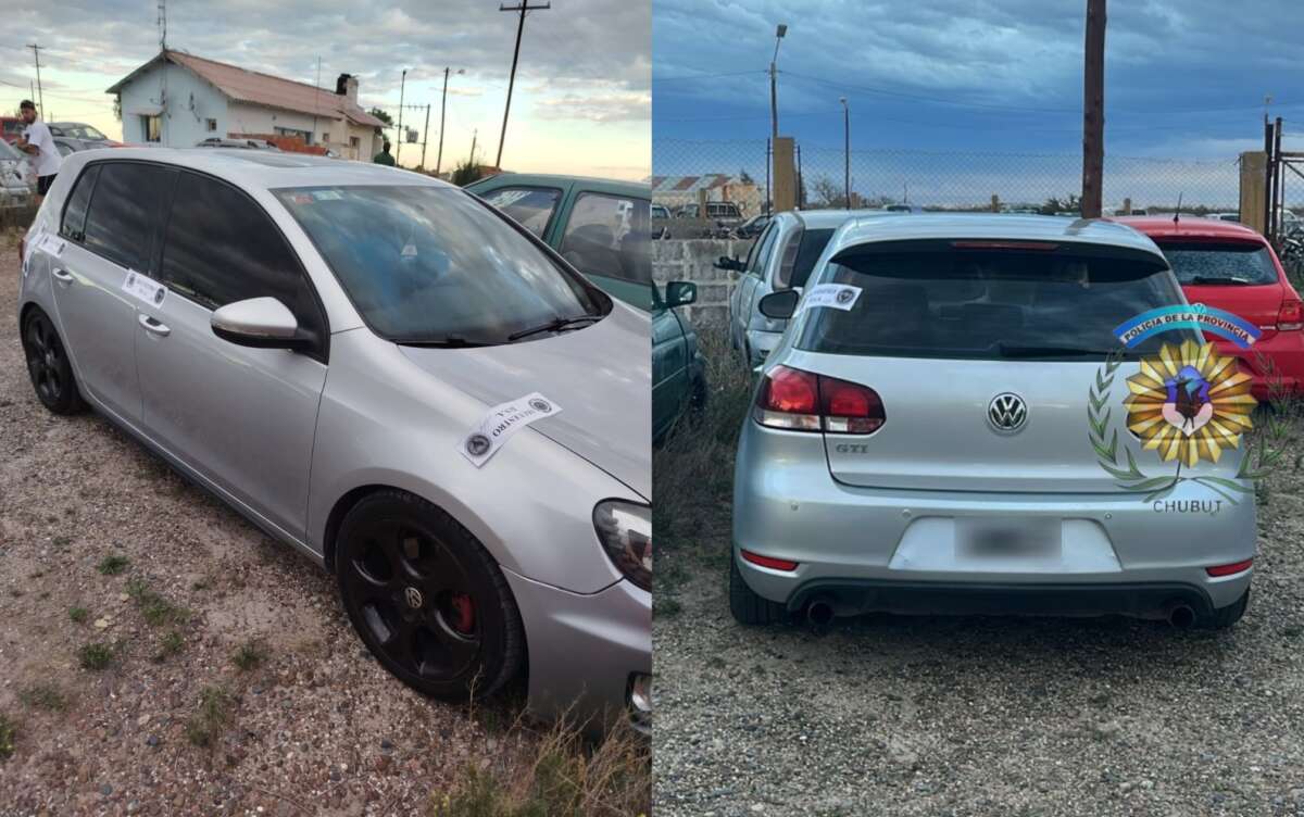 Detectaron y secuestraron un auto robado tras un control policial en Puerto Madryn