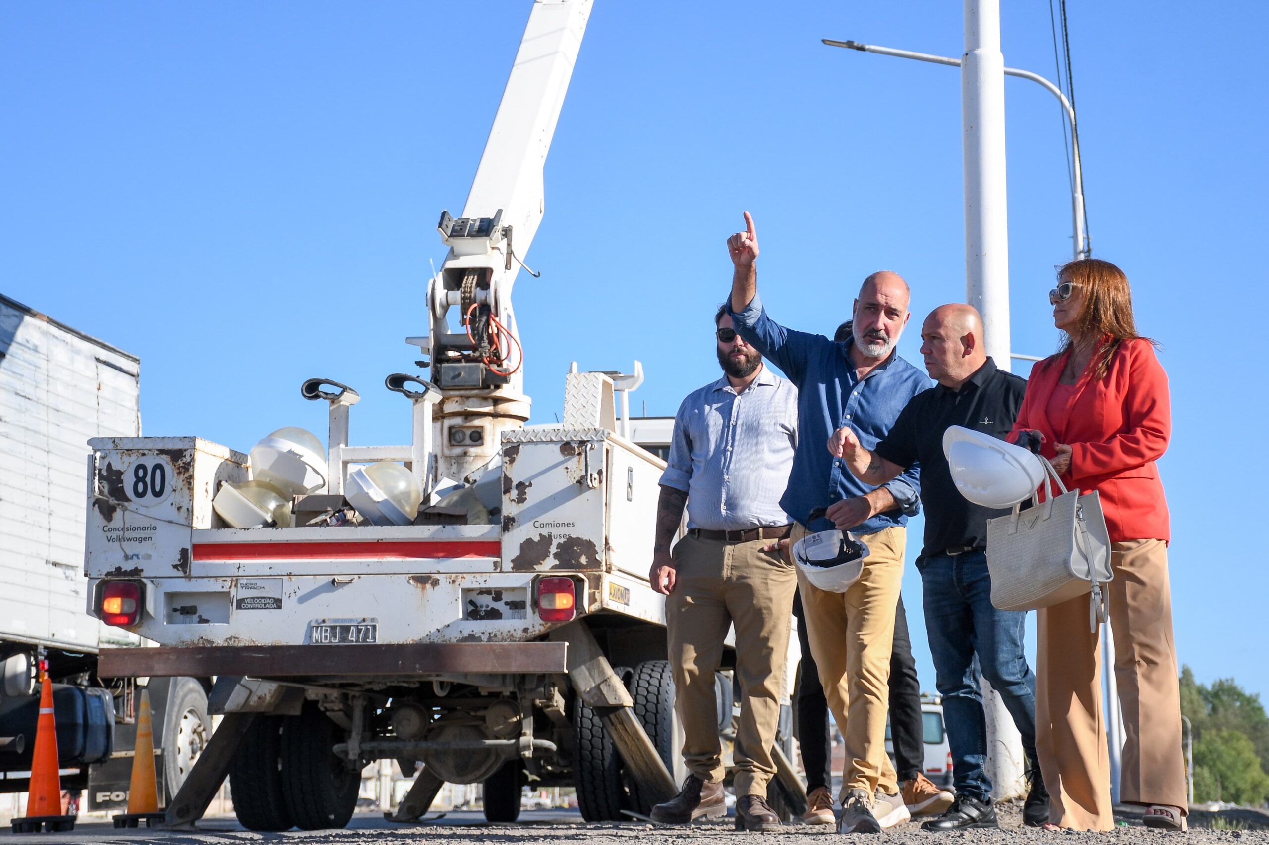 Avanza el recambio de luminarias LED en distintos sectores de Puerto Madryn