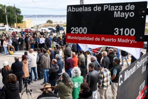 Madryn homenajeó a las Abuelas de Plaza de Mayo a 50 años del golpe de Estado