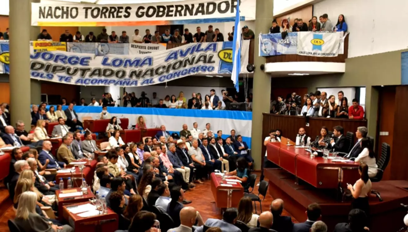 Torres encabezó la apertura de sesiones de la Legislatura en Rawson