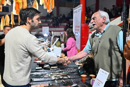 Torres acompañó el Telebingo N° 1.000 en Trelew