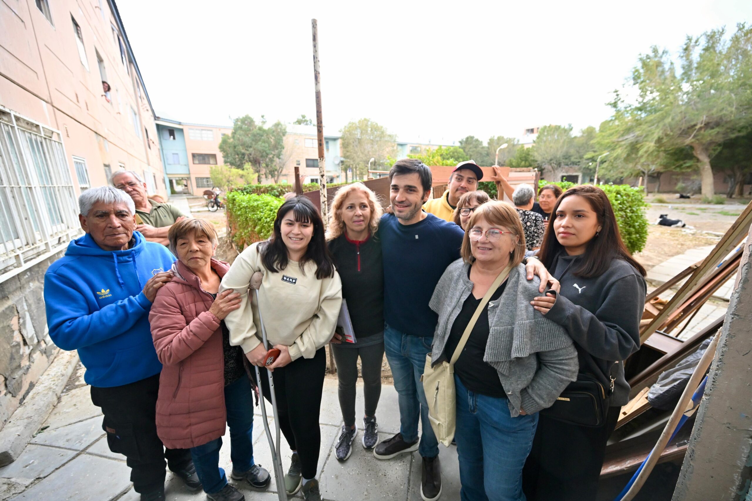 Avanza la reconstrucción de viviendas evacuadas en el barrio LU4 de Comodoro Rivadavia
