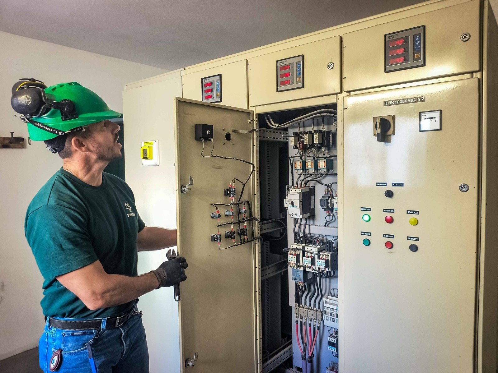 Servicoop realizó tareas de mantenimiento en la estación elevadora Nº 3