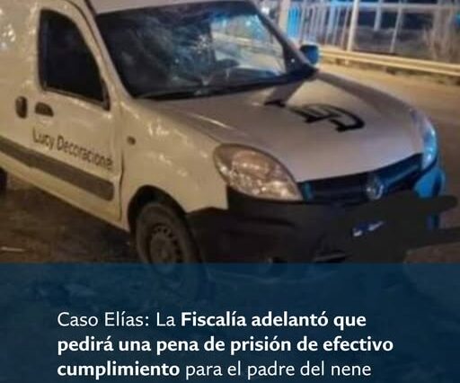 Caso Elías: la Fiscalía adelantó que pedirá una condena de prisión efectiva para el padre del niño fallecido.