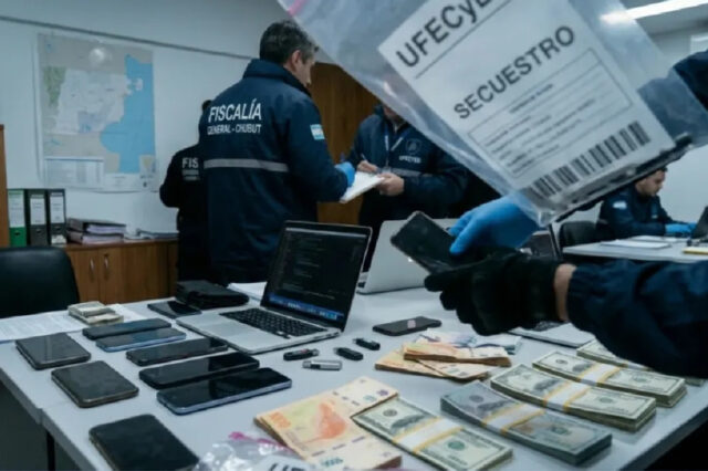 Tres detenidos en Buenos Aires por una millonaria ciberestafa en Puerto Madryn