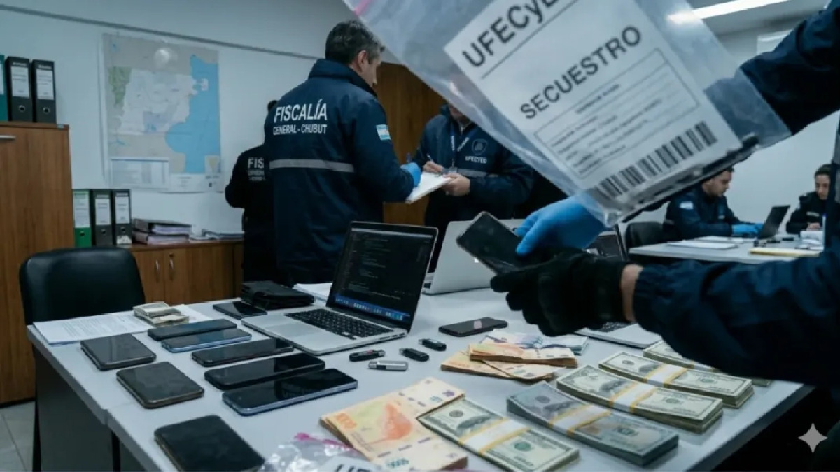 Tres detenidos en Buenos Aires por una millonaria ciberestafa en Puerto Madryn
