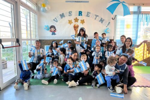 Los Centros de Primera Infancia viven el Mundial con juegos, arte y aprendizaje
