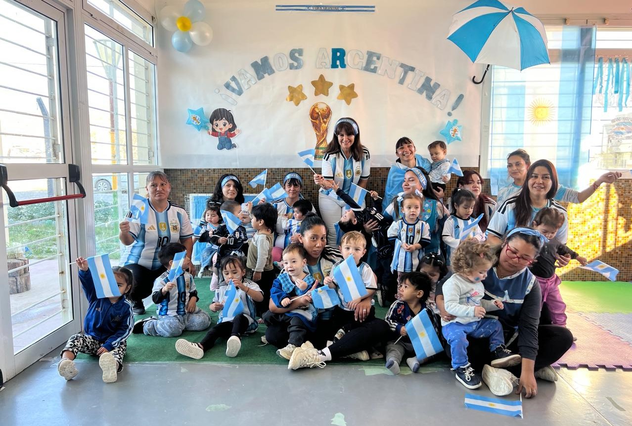 Los Centros de Primera Infancia viven el Mundial con juegos, arte y aprendizaje