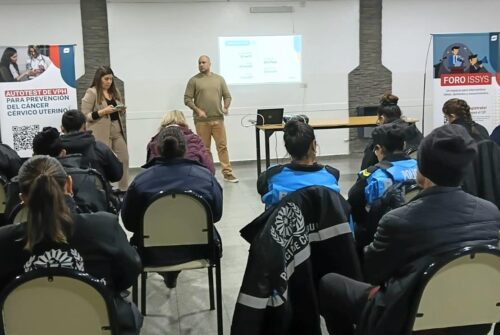 El ISSyS realizó en Puerto Madryn una jornada de prevención para personal policial