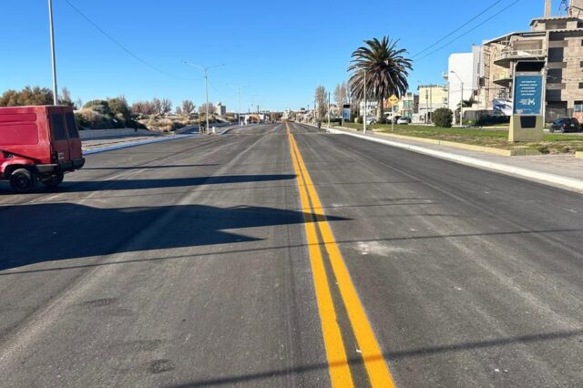 Provincia realiza trabajos de mejoramiento en la rambla del Boulevard Brown