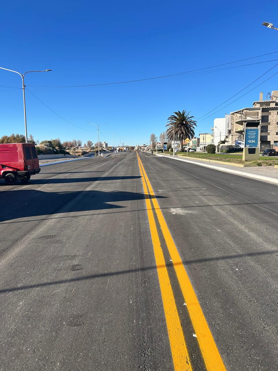 Provincia realiza trabajos de mejoramiento en la rambla del Boulevard Brown