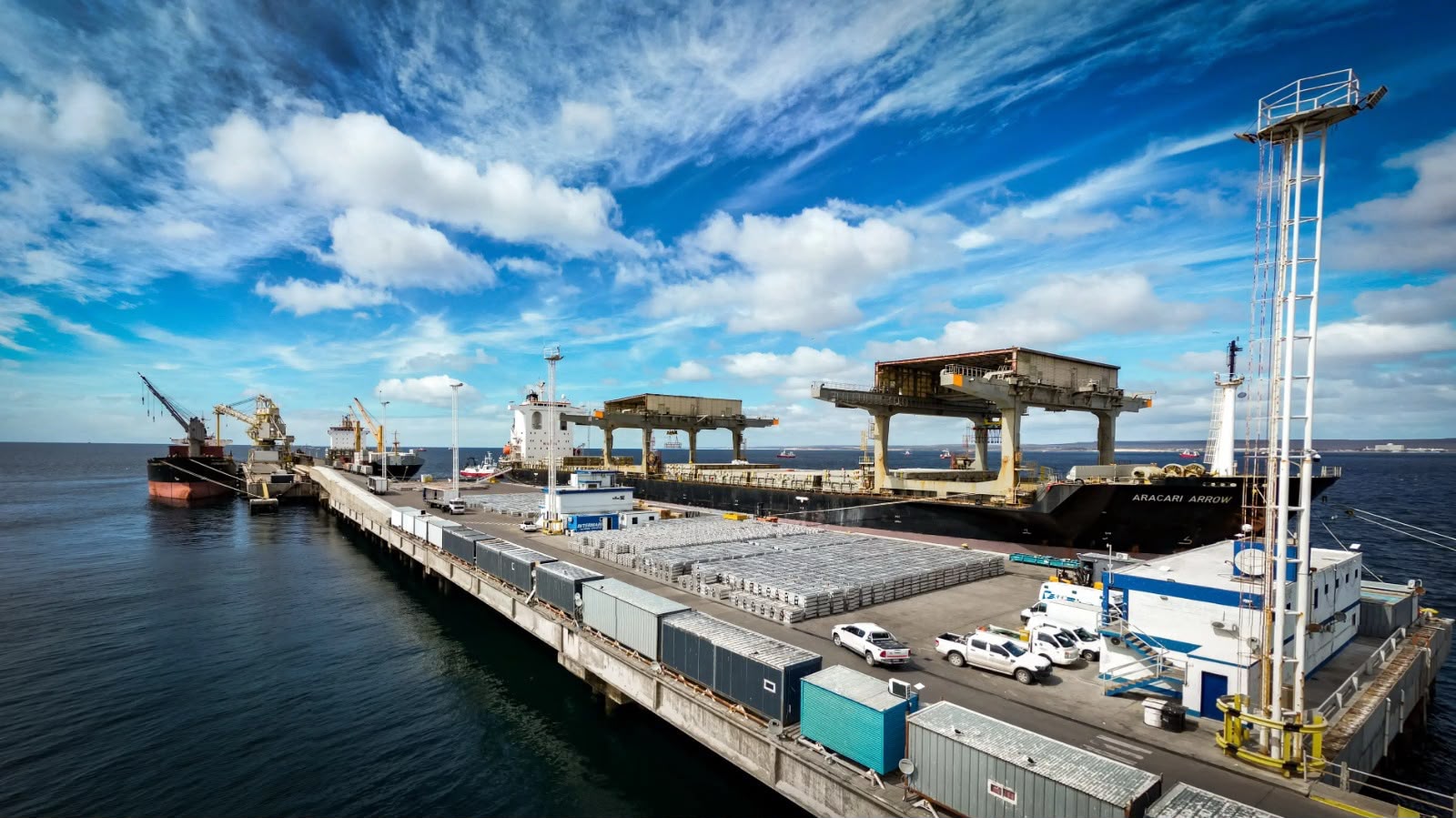 Récord: Chubut se ubica en el podio nacional de las provincias con mayor volumen de exportaciones por habitante