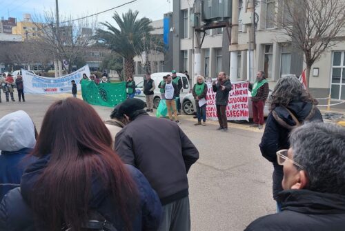 ATE y ATECh se movilizaron en Puerto Madryn en el marco del paro nacional