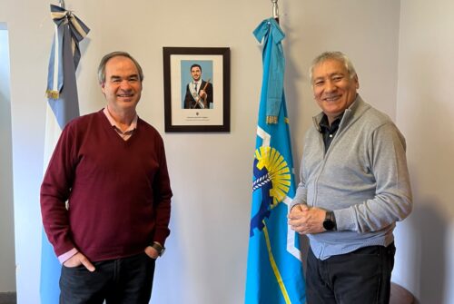 Béliz y Ferrero se reunieron en Gaiman para hablar de empleo